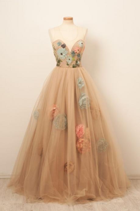 Beautiful Long Prom Dress, Sweet 16 Gowns, Formal Dresses M641