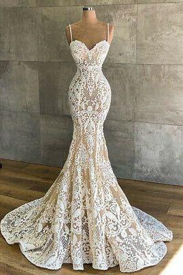 Mermaid Wedding Dresses Appliques Bridal Gowns M1352
