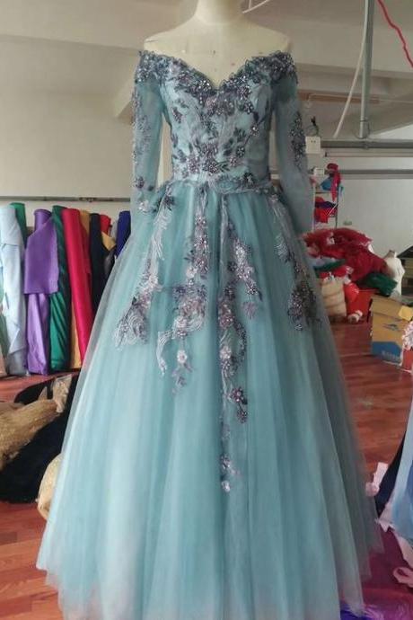 Beautiful Long Prom Dress M1516
