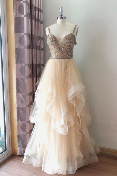 Princess Two Piece Long Prom Dress M1526