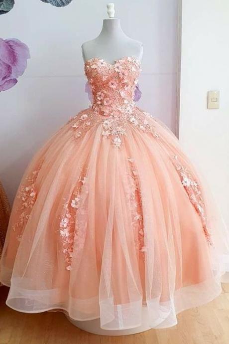 Tulle Long Lace Evening Dress Prom Dress M1549
