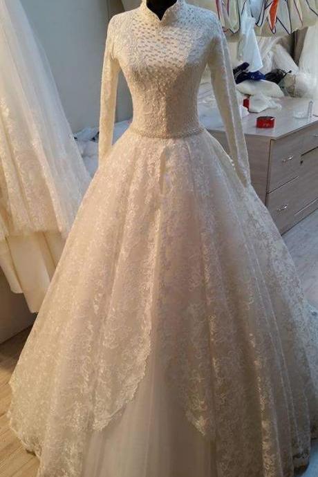 Stylish Long Prom Gown, Long Wedding Dress Evening Dresses M1627