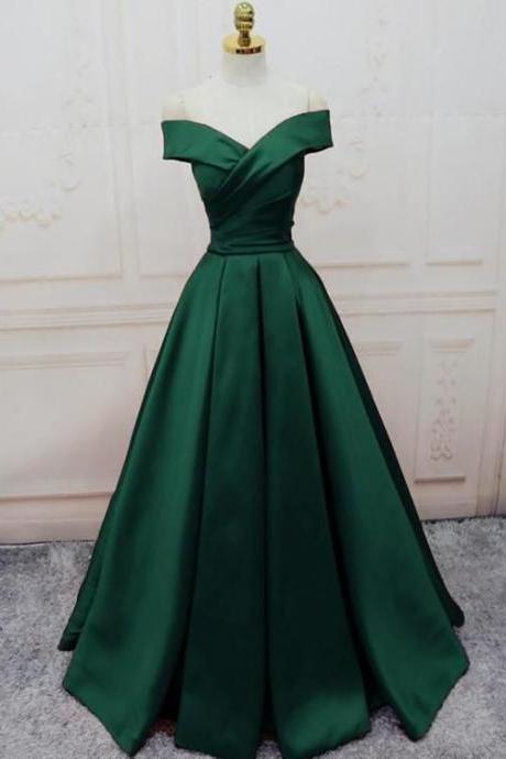 Simple Long Prom Dress, Bridesmaid Dress M1692