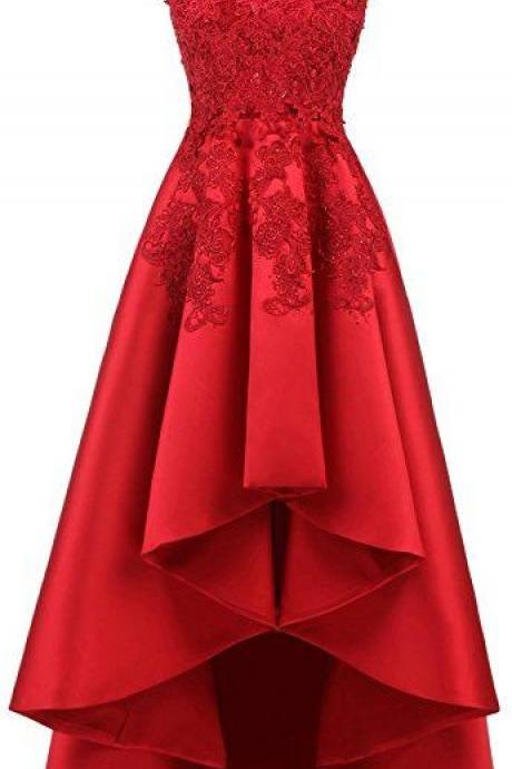 A Line Red Long Prom Party Dress M1799