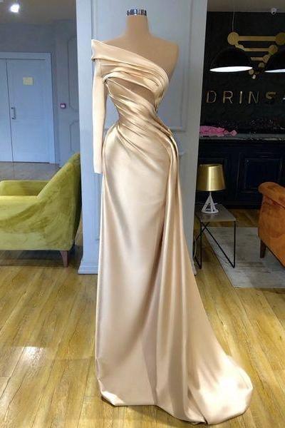 Satin Prom Dresses Long Evening Dress Party Gown M2067