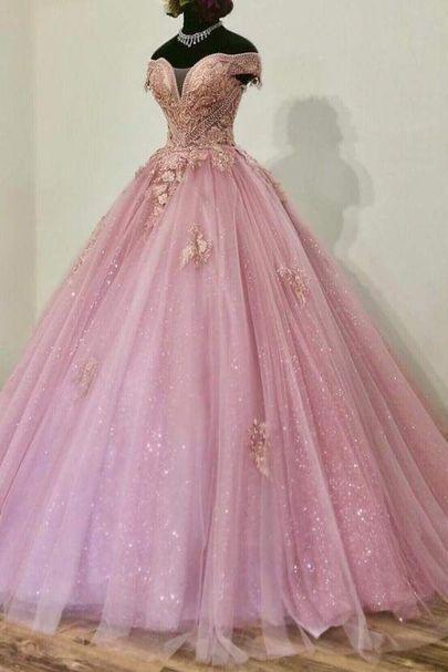 Gorgeous Tulle Quinceanera Dresses, Ball Gown Prom Dress M2091