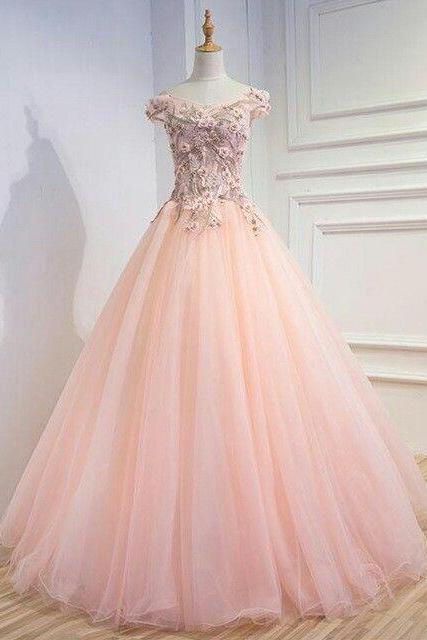 Gorgeous Tulle Quinceanera Dresses, Ball Gown Prom Dress M2093