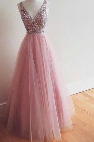 A Line Evening Dress Prom Ball Gown M2095