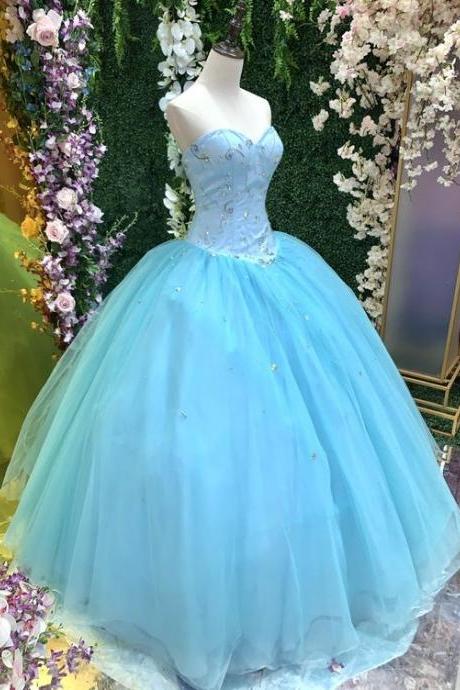 A Line Prom Dress,princess Sweet 16 Dresses,party Gowns M2105