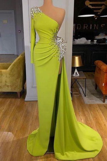 Evening Dress,long Prom Dresses M2169