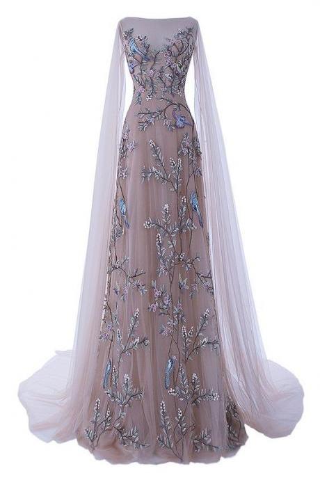 Simple Two Pieces Prom Dresses, Long A-line Prom Dresses, Popular Prom Dresses, Prom Dresses M2432