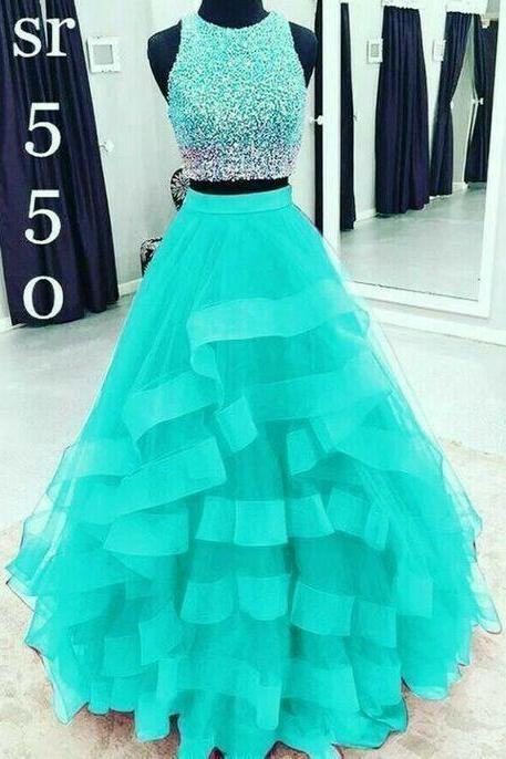 High Quality Tulle Long Ball Gown Dress Formal Dress M2687