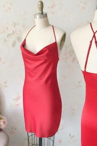 red Homecoming Dresses m2763