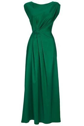 Green Sleeveless Party Dress Long Prom Dress M2778