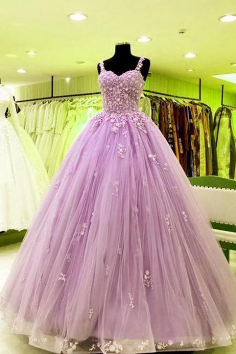 Lavender Prom Ball Gown M2797