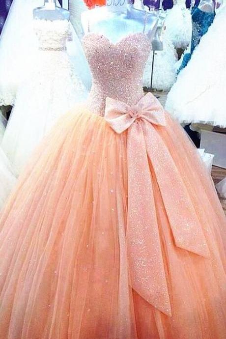 Lovely Tulle Long Handmade Formal Dress, A-line Prom Dress M3301