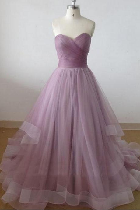 Sweetheart Tulle Prom Dress, Long Prom Dress, Prom Dresses, Prom Dresses M3366