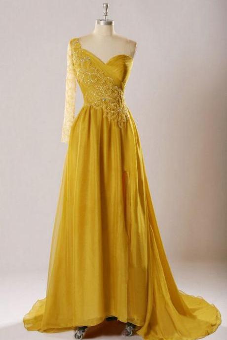 Charming Top Long Chiffon Dress Special Charming Dress Saudi Open-air Party Dress M3393