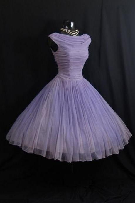 Pleat Prom Dress,a-line Prom Dress,chiffon Evening Dress,short Prom Dress M3448