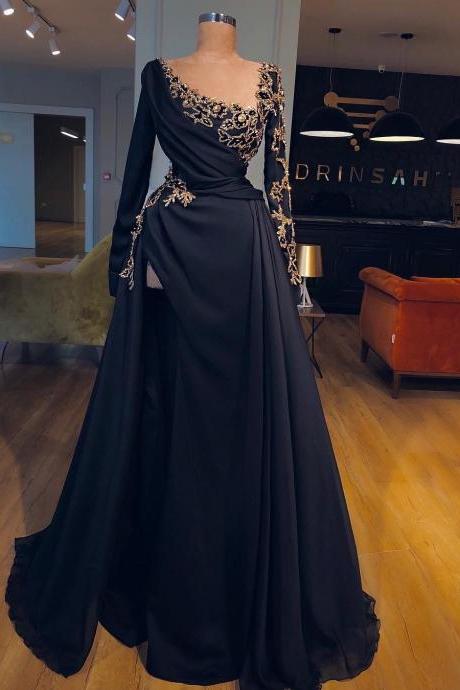 Evening Dress Black Prom Dresses Evening Gowns M3457