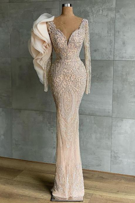 Elegant Prom Dress,long Prom Dresses,formal Dress,wedding Party Dress M3599