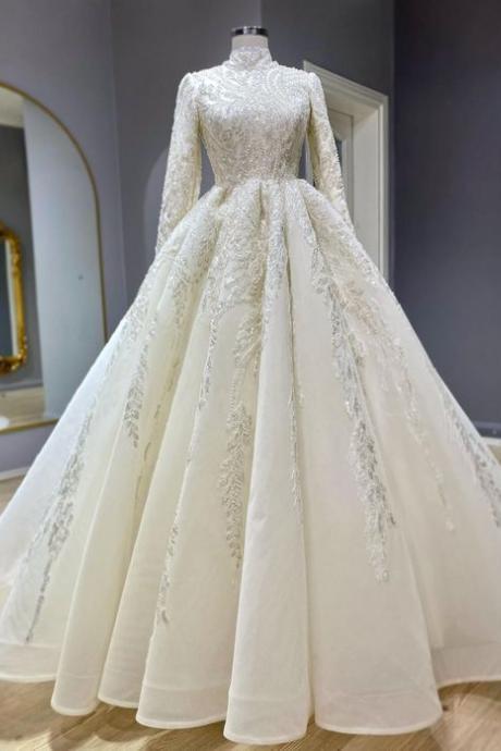 Wedding Dress, Long Prom Gown, Evening Dress M3705