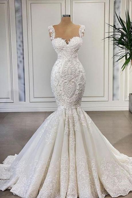 White Dress Long Formal Prom Dresses Wedding Gowns M3767