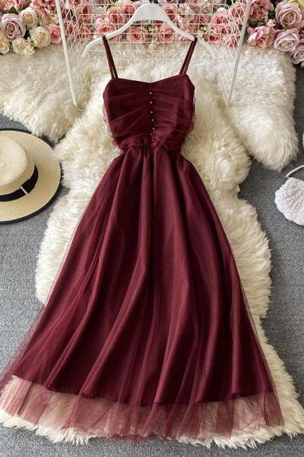 Cute Tulle Short Dress A Line Summer Dress
