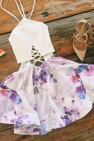 Cute Short Dress,summer Dress,party Dress M3998