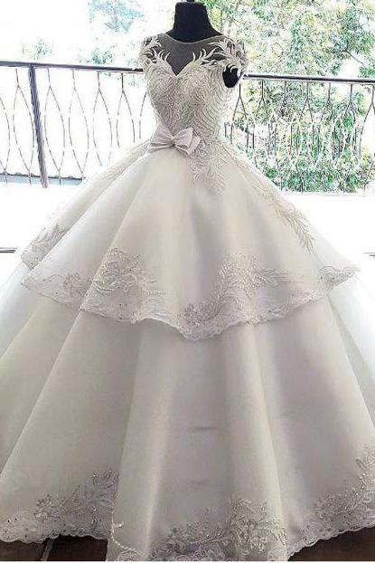 White Wedding Dresses, Lace Wedding Gowns, Princess Bridal Dress