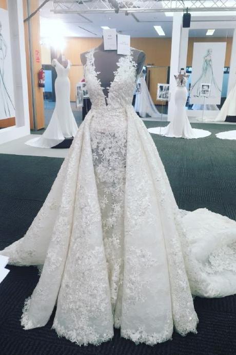 A-line Wedding Dress, Wedding Dress,wedding Dress,wedding Gown,bridal Gown,bride Dresses, Lace Wedding Dress
