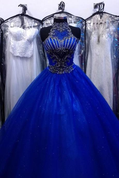 Royal Blue Ball Gown Event Dress Prom Dress