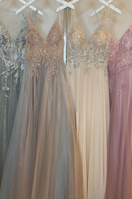 Stunning Beaded Prom Gown