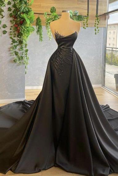 Fashion Prom Dresses Black Prom Gown