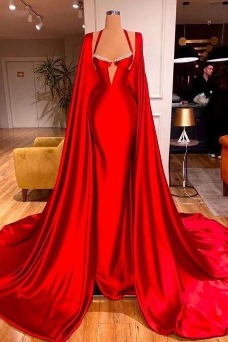 Red Prom Dresses, Evening Dresses