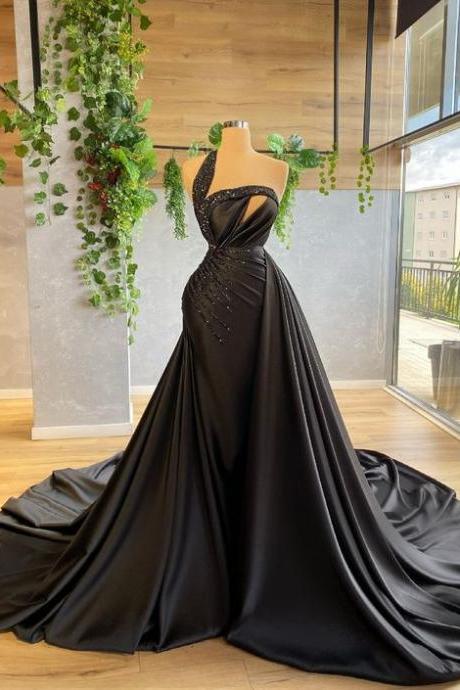 Black Prom Dress,simple Prom Dress,fashion Prom Dress,sexy Party Dress,custom Made Evening Dress