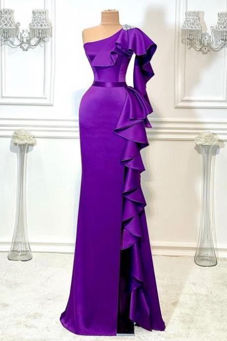 Purple Prom Dresses Formal Party Evening Gowns