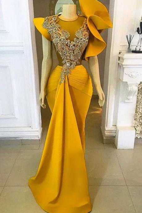 Evening Dress, Party Elegant Dress,custom Made Prom Dress