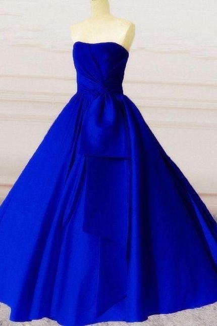Satin Prom Dresses Long Evening Gown