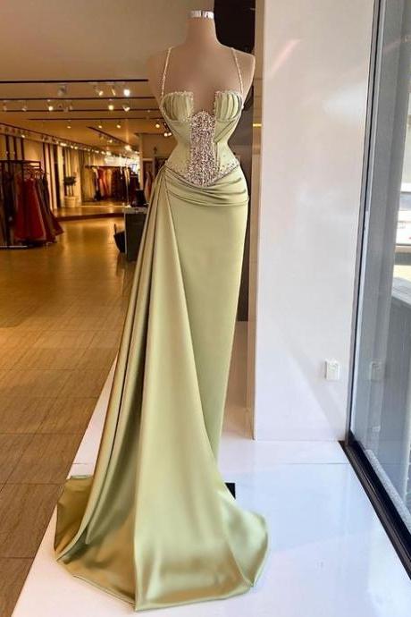 Custom Make Evening Dress, 2022 Formal Dresses, Vintage Prom Dress, Elegant Evening Dresses