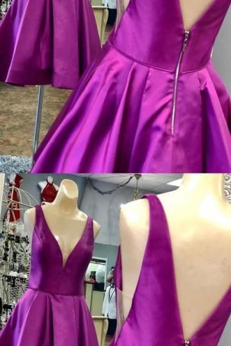 Short Homecoming Dresses, Purple Homecoming Dresses, Homecoming Dresses