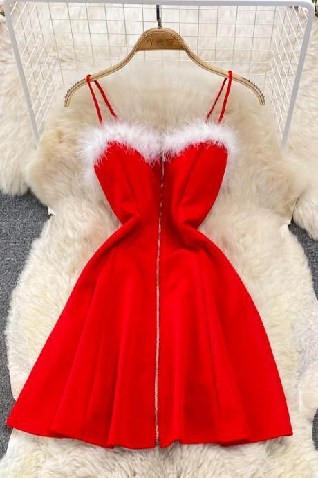 Cute A line Christmas dress