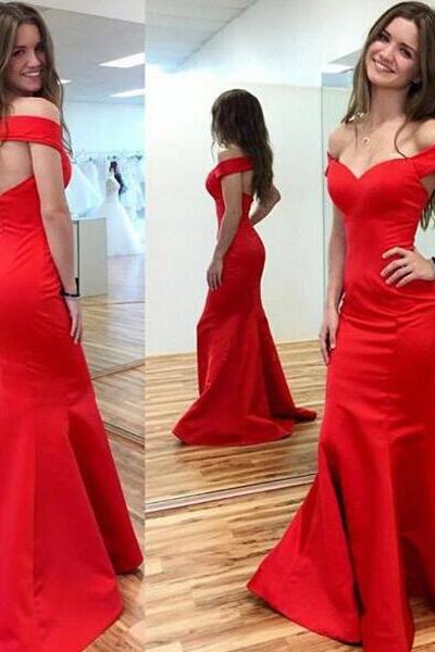 Prom Dresses,sexy Prom Dress,red Prom Dress Mermaid Prom Dress 2017 Prom Dress