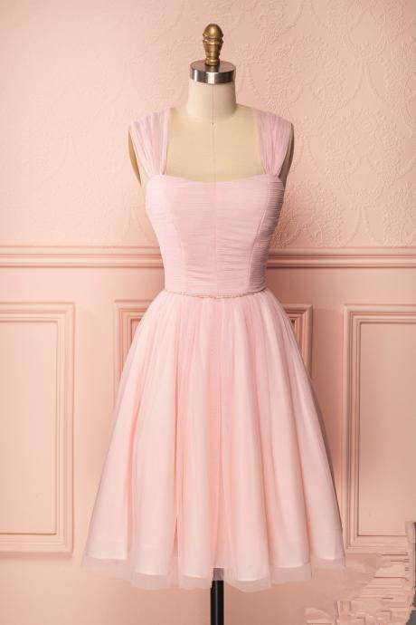 Homecoming Dress,cute Pink Prom Dress, 2017 Prom Dress, Short Prom Dress, 2017 Short Pink Homecoming Dress