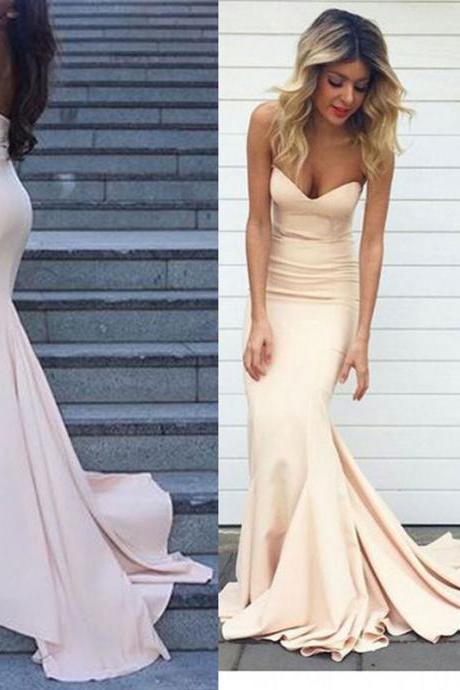Charming Prom Dress, Mermaid Prom Dress,backless Prom Dresses,formal Evening Dress