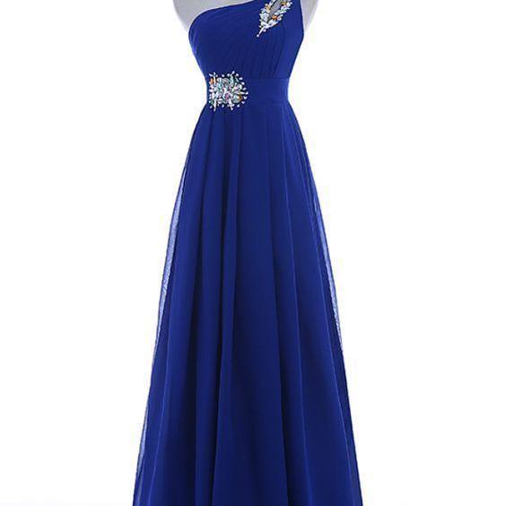 Long Design Evening Dress Party One Shoulder Formal M9190 on Luulla