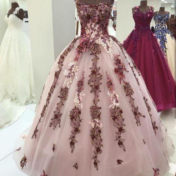Niulatu Women's Tulle Evening Dresses Appliques Long Prom Dresses HZ0113 main image 0