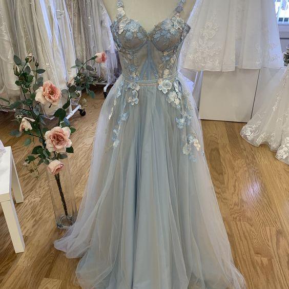 Light Blue Wedding Dress on Luulla