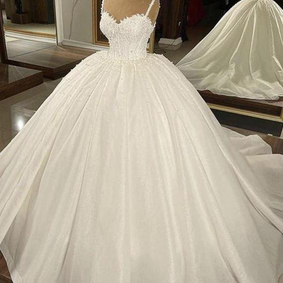 Structured Satin Gown with Beaded Sweetheart Corset Dark Green main image 1