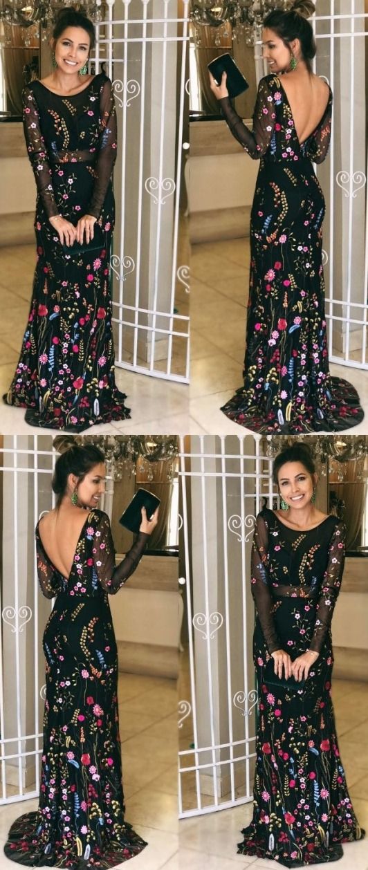 Classic Mermaid Cowl Neck Sleeveless Backless Sweep/Brush Train Prom Dress main image 1